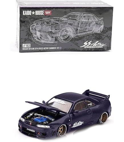MINIGT  街道ハウス 1/64 ニッサン スカイライン GT-R Amazon.com: Diecast Model Car Compatible with Kaido House x Mini
